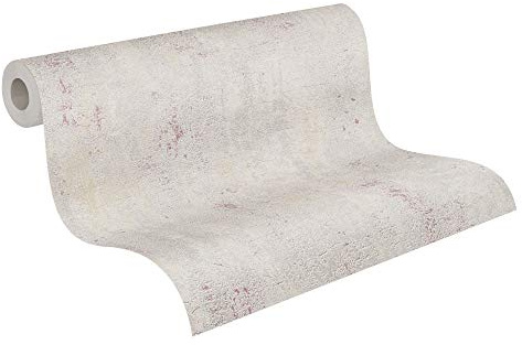 A.S. Création Livingwalls Vliestapete Metropolitan Stories Betontapete AVA New York Tapete in Betonoptik 10,05 m x 0,53 m beige grau rot 379035 37903-5