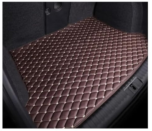 Kofferraum Schutzmatte Auto-Kofferraummatten Anti-Schmutz-Pads Teppiche Für Q7 Für MK1 2005 2006 2007 2008 2009 2010 2011 2012 2013 2014 2015 Kofferraummatte(Dark Brown)