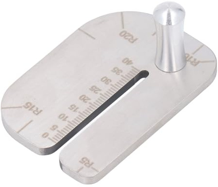 Plaque de Couture en Cuir, Outil de Piquage en Acier Inoxydable pour L'artisanat de Bricolage, Hachoir à Perforatrice, avec échelles Claires, Pratique, Léger, pour Divers Projets