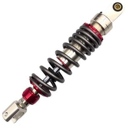 SkyjOy Motorrad StoßDäMpfer 1 stücke Universal 330mm Motorrad Stoßdämpfer Hinten Suspension StoßDäMpfer(B)