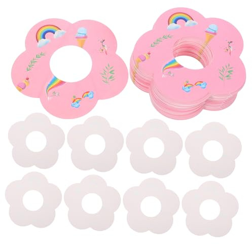 iplusmile Soportes Antigoteo para Conos de Helado 100 Pcs Recogedores de Goteo Papel y Portátil Visual para Fiestas