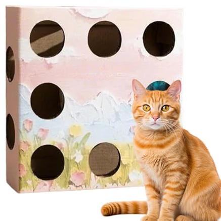 Ranley Katzenbox, intelligentes Kätzchen, intelligentes Kratzspielzeug für Katzen, für Übung und Langeweile, Simulation, Jagd, Training, Unterhaltung