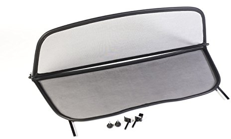 Déflecteur de vent pliable avec fermeture rapide - noir pour AUDI A4 B6 B7 Cabriolet 2002-2009 | Filet Anti-Remous Coupe | Déflecteur d'air