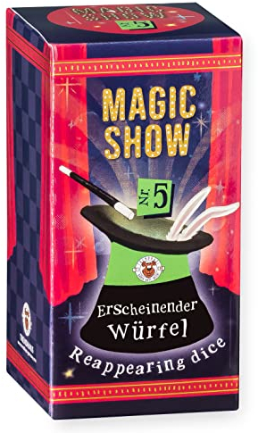 TRENDHAUS 957856 Magic Show Nr. 5 [ Erscheinender Würfel ], Verblüffende Zaubertricks für Kinder ab 6 Jahren, Inkl. Online-Videos