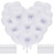 CLTPY 60 ventagli a mano, scomparti bianchi, scomparti di carta, scomparti stabili, scomparti piccoli, utilizzati per scomparti per matrimoni, ospiti, fai da te, regali per gli ospiti di compleanno