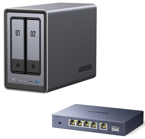 UGREEN NASync DXP2800 2-Bay NAS Server mit 2.5G LAN Switch(Diskless)