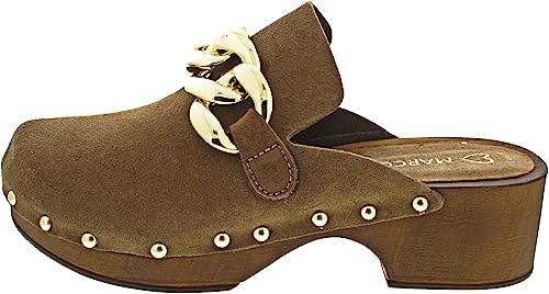 MARCO TOZZI 2-2-27301-20, Sabot para Mujer, Marrón (Cognac), 39 EU