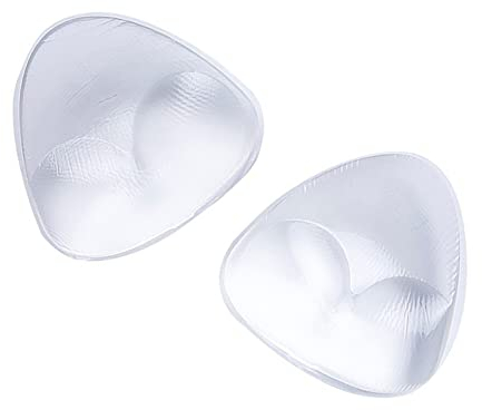 Silicone Bra Insert Bra Pad Breast Enhancers Waterproof Triangle Bra Enhancement Push-Up Breast Pads for Swimsuit Bikini Sport Bra