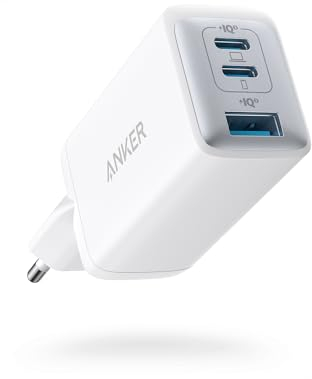 Anker Nano 65W USB C Ladegerät, 3-Port PPS Schnellladegerät, iPad Ladegerät, Kompaktes Netzteil für MacBook Pro, iPad Pro, Galaxy S20, Dell XPS 13, Note 20, iPhone 17/16/15 Series,Pixel