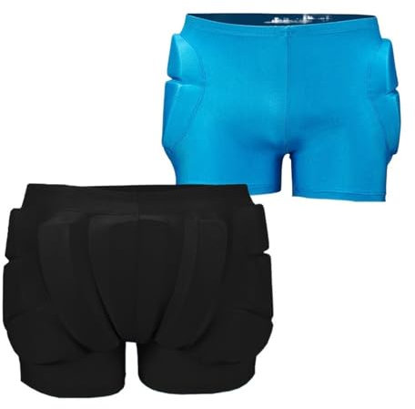 Gepolsterte Schutzhosen FüR Snowboard Eiskunstlauf-Skate-Eis-Hüftschutz-Pad, Sport-Sicherheitsunterstützer, schützende Ski-Aufprall-Shorts, verschleißfest, for Jugendliche FüR Skifahren Skateboardfahr