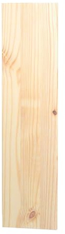 Core Products Pine Shelf Board Unit Unfinished, 30cm x 80cm Pre-Sanded Solid Wood for Painting, Staining, Varnishing, DIY, 1.5cm Thick Chunky