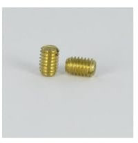 VIS METAUX LAITON SANS TETE FENDUE BOUT TETON PLAT 4X5