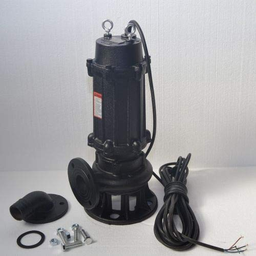 Fäkalienpumpe 1,5kW - 230V Schmutzwasserpumpe Fördermenge 24000l/h 400 l/min