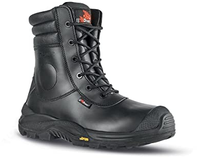 U-Power UM70354 Linea Concept-M Modello Mleopard UK Scarpe antinfortunistiche Stivali, S3 HRO SRC CI, Nero, 44 Dimensioni