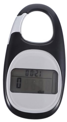 BELLIFFY Contapassi Portatile Contacalorie Accessorio Fitness Senza App Leggero Trasportabile Ampio Display Visibilità Camminare Esercizio