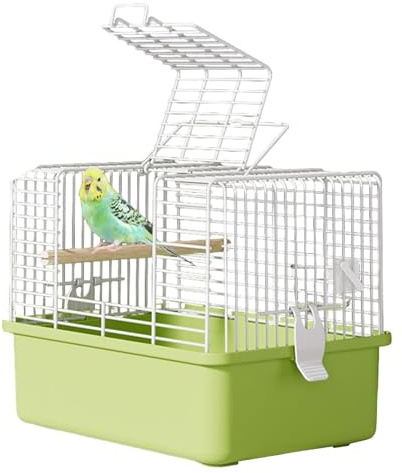 Carrier De Aves, Jaula De Pájaros De Viaje - Caja DE Cockatiel DESPOTABLE,Aviario De Viaje, De Aves De Vuelo Portátiles para Transporte, Uso Al Aire Libre