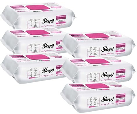 Sleepy Easy Clean Surface EXTRA Cleaning Towel, Cloths Wipe, Antibacterial, Extra Large and Strong, Vegan LILIUM (6x100)