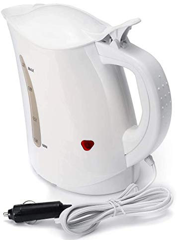 YSSMAO 1L 12V Chauffe-Eau Chauffe-Eau Chaude Chauffe-Eau Portable Chauffe-Eau de Voyage pour la Caravane de véhicule en Acier Inoxydable