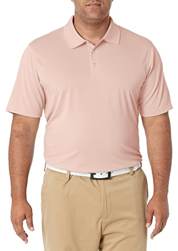 Amazon Essentials Uomo Polo da Golf a Maniche Corte ad Asciugatura Rapida