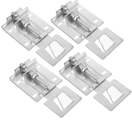 HOLIDYOYO 2pairs Range Hood Hook Metal Adjustable Floating Hanging Plate for Kitchen Built Range Hood Load-bearing Bracket Exhaust Hanger