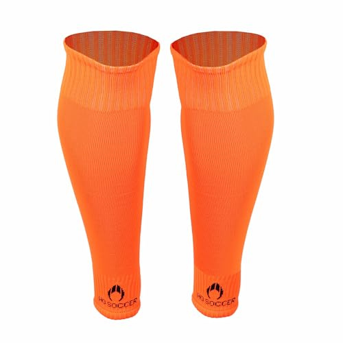 HO Soccer Media Tubular Naranja Sin Pie, Unixex, Adulto, M (39-42)