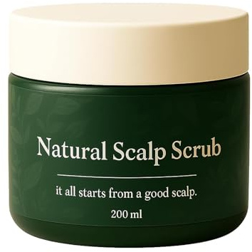 Exfoliante Natural para el Cuero Cabelludo Lissima: Limpieza Profunda y Nutritiva, Alivia la Picazón y la Caspa, Hidratante Reconfortante, Fórmula Botánica Suave para Todo Tipo de Cabello (1PC)