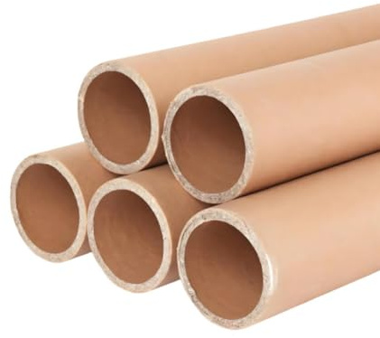 TMTGTS Versandrolle 6 Stück 7.6 * 30cm Kartonrohr Versandhülse versandhülsen Poster Bastelrollen Papprollen Versandrohr versandrohre für Lagerung und Transport von Karten Plänen Dokumente DIY