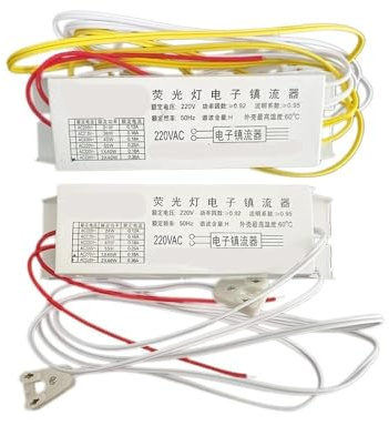 POTUBI Ballasts électroniques T8 20 W, 30, 36, 40, universels 220 V, 50 Hz, for Lampes néon, fluorescentes, redresseur, 1 Sortie/2 Sorties (2 Sorties)(2 Output)