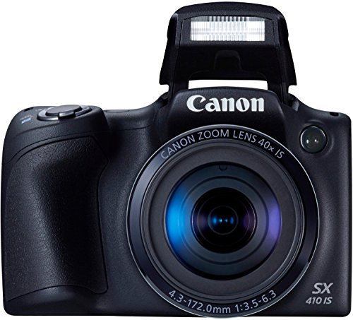Canon PowerShot SX410 IS Fotocamera Compatta Digitale, 20.0 Megapixel, Nero