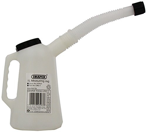 Draper 43963 Messbecher mit flexiblem Auslauf, 1L