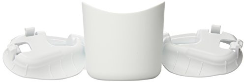 Clek Drink-Thingy Baby Car Seat Cup Holder for Foonf & Fllo Car Seat Models - Attaches Easily to Either Side, Dishwasher-Safe, White