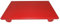 Tagliere in polietilene professionale rosso 60x40x2 con fermi