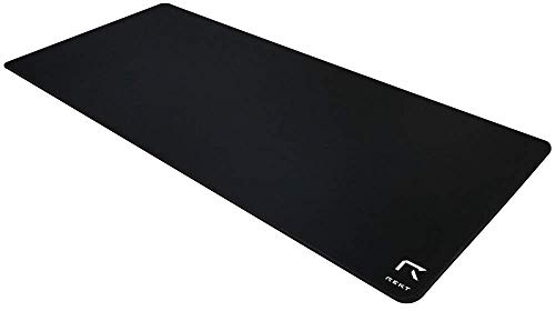 REKT Performance XXL Noir 900x400x3mm - Tapis de Souris 3mm d'épaisseur - Grand Tapis de Souris Gamer avec Base en Caoutchouc Anti-Glissant Surface Texturée pour Ordinateur et Ordinateur Portable