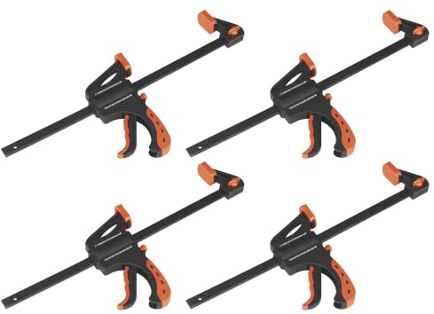 Sealey 300mm Ratchet Bar Clamp - 4pc Set AK61024