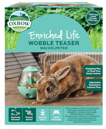 Oxbow Enriched Life Wobble Teaser - Jouets pour Lapins, Cochons d'Inde, Hamsters, Rats