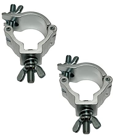 TEK audio ⌀48-50mm Lighting Clamp - Half Coupler Truss Clamp Stage Lights Clamp, Lighting O-Clamps for DJ Par Lights Spot Lights