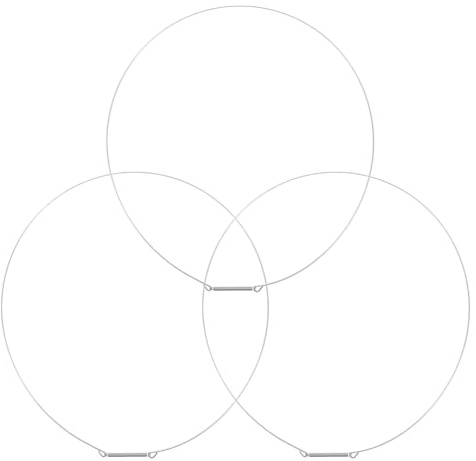 DIYEAH 3 Pezzi Anello Serraggio Porta Lavatrice Acciaio Resistente Elastica per Guarnizione Tenuta Ricambio per Lavatrici Carica Frontale Facile Installazione e Alta