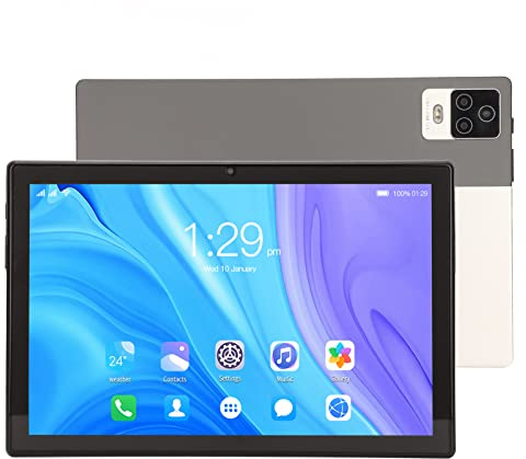 Tableta de 10 Pulgadas para Android 11, Octa Core CPU 6G RAM 128G ROM, 1920X1200 IPS Screen, 8MP Front 20MP Rear with Flash, 8800mAh 4G Dual Card Dual Standby Calling Tablet(UE)