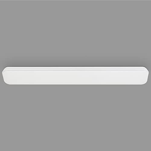 TELEFUNKEN - Lámpara de techo LED regulable, lámpara de techo LED, para cocina, taller, regulable, mediante interruptor de pared, luz blanca neutra, 49 W, 5300 lm, color blanco