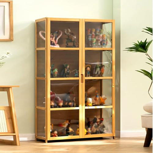 Dtyubfg Wandvitrine für Sammlerstücke – Aufbewahrungsschrank mit – für Miniaturmodelle von Autos, Lego, Figur, Modellbau-82 * 33 * 130cm