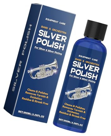 AMISENK 100ml Silver Polish Night Formulas For Restoring Shining And Removing Oxidation From Silverware Jewelry Silver Polish