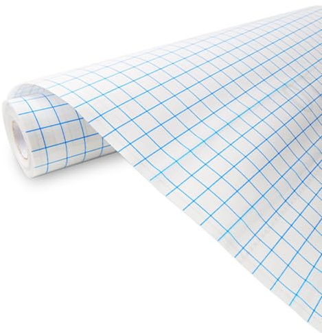 Film de transfert pour traceur - 30,5 cm x 10 m - Film de transfert pour traceur Cricut Silhouette Cameo Cricut - Film de transfert en vinyle pour traceur de décoration de fête, gobelets, fenêtres et