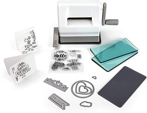 Sizzix Sidekick Stanzmaschine 661770, mit 6.35 cm Öffnung, Weiß