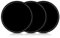 kwmobile 3X Universal Gel Klebepads - Doppelseitig klebende Anti-Rutsch Silikon Gelpads Schwarz - optimal als Smartphone Halter oder Navi Halterung