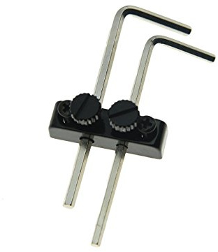 Dopro Black Guitar Bass Allen Wrench/Key Headstock Wrench Holder for Floyd Rose Tremolo Guitar