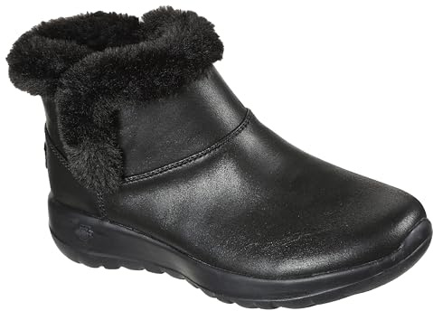 Skechers Damen On-The-go Joy Endeavor Winter Boots,Boots, Black Textile, 39 EU