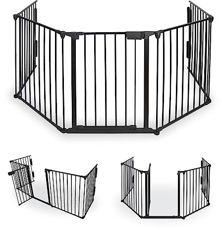 Barrera de Seguridad, para niños, bebés y Animales - 3 Metros, 5 Paneles