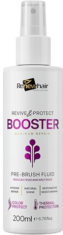 Renew Hair Professional Thermal Protection Revive Booster Repair Pre-Blush Spray,invisible & Lightweight Heat Protection, Protects Against Heat Damage, Colour Protection 200ml