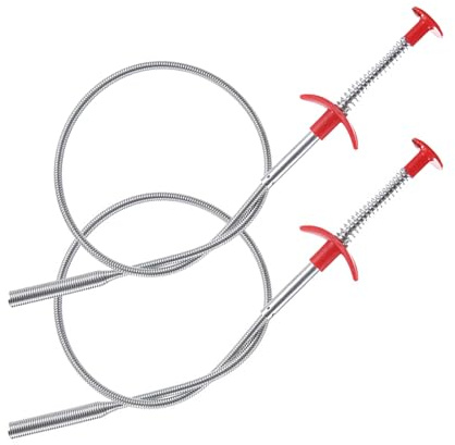 MYLERCT Pince à griffes flexible de 60 cm - Pince en spirale avec poignée - Largement utilisée pour évier, lavabo, canalisations bouchées - Nettoyage Grei