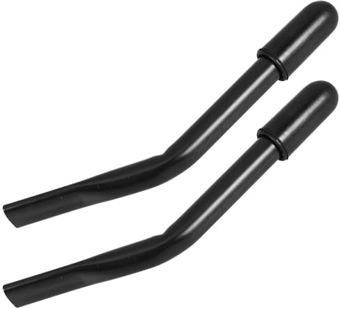 Abaodam 2pcs Wheelchair Brake Extenders Replacement Parts with Iron Material and Black Caps for Enhanced Flexibility Suitable for Wheelchair Users and Transport Chair Extensions